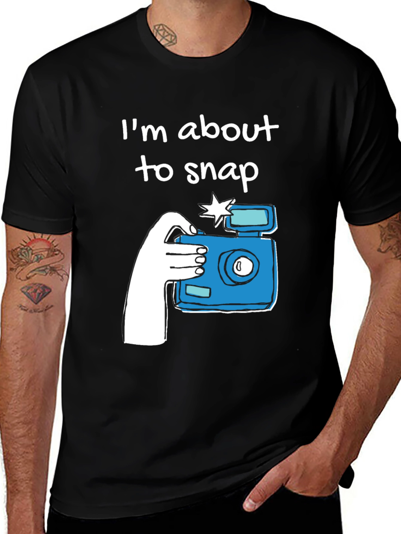 Im About to Snap Graphic T-Shirt