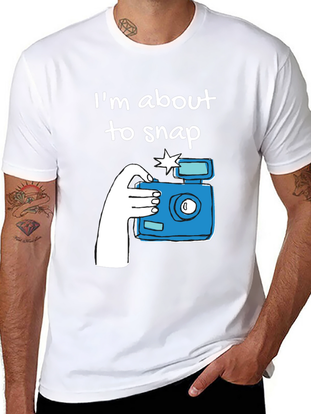 Im About to Snap Graphic T-Shirt