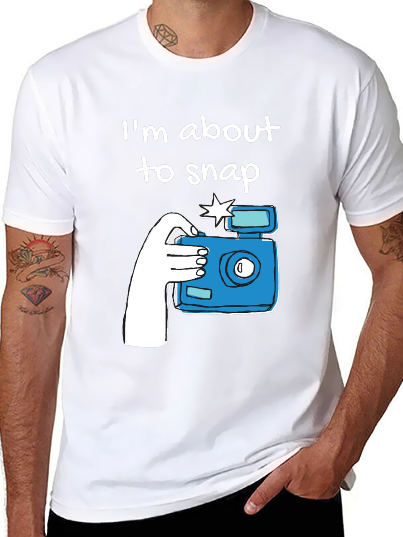 Im About to Snap Graphic T-Shirt