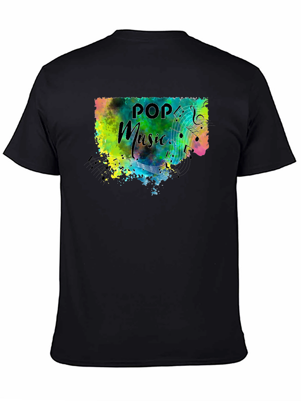 Pop Music Splash Graphic T-Shirt