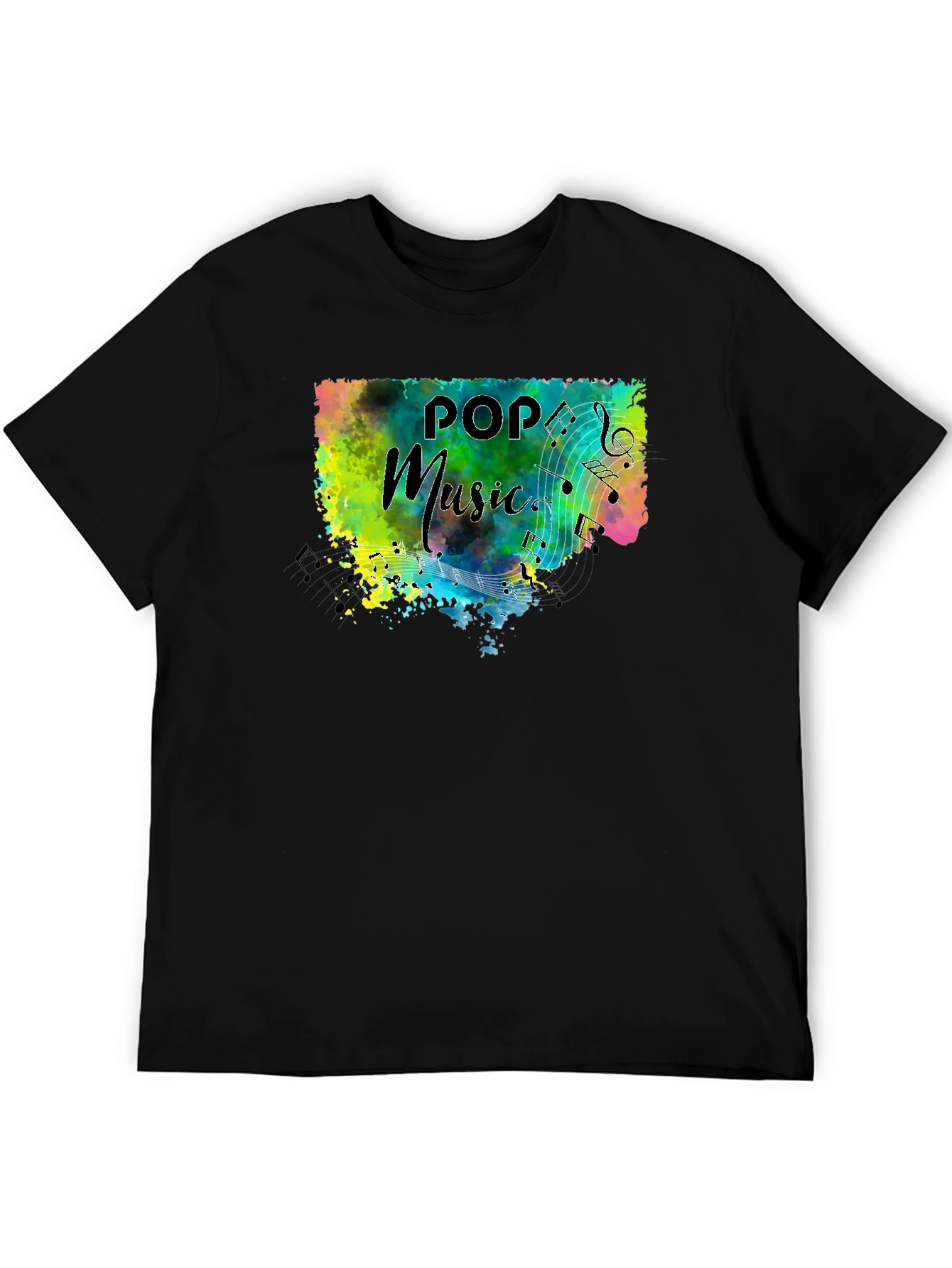 Pop Music Splash Graphic T-Shirt