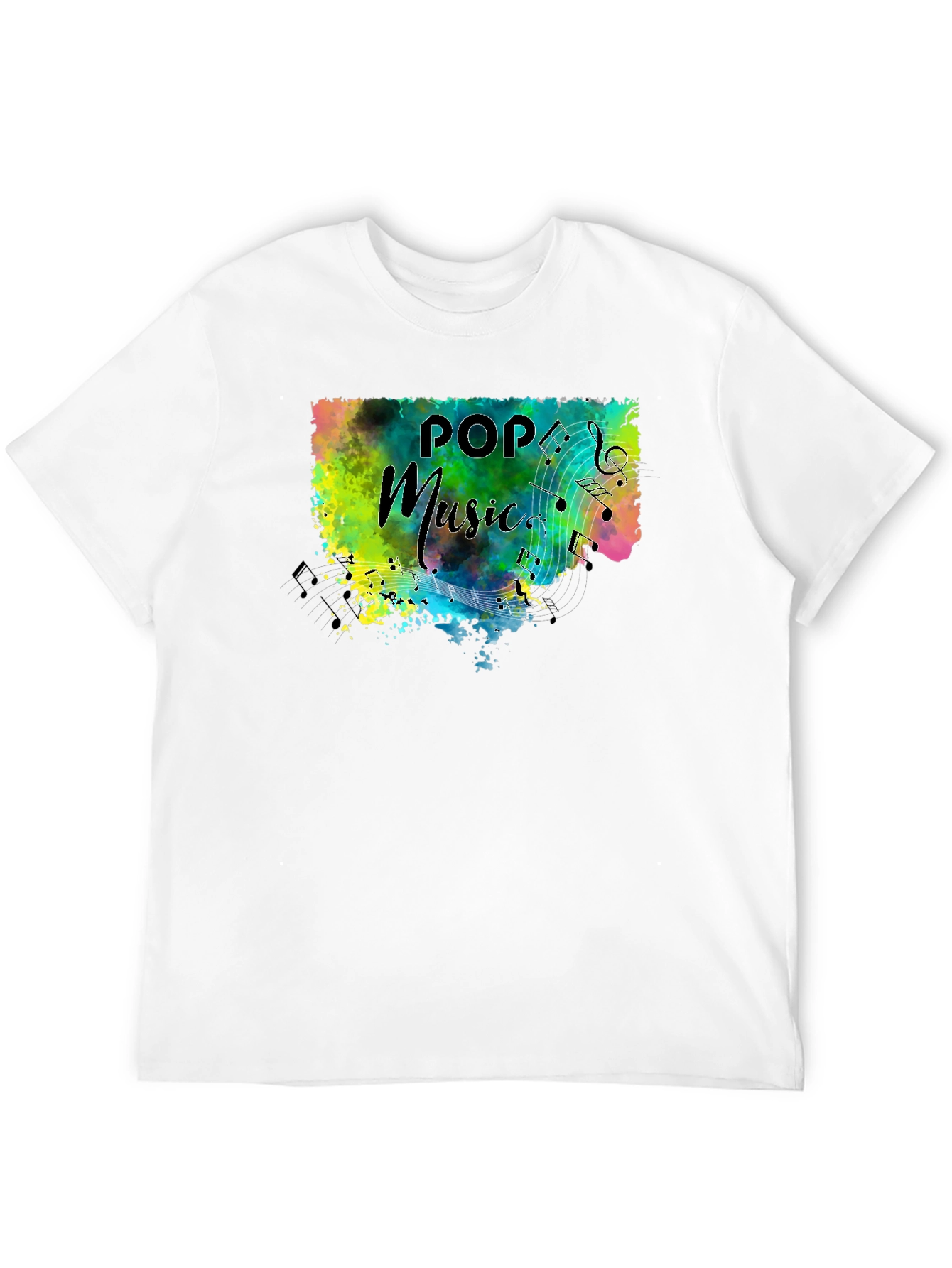 Pop Music Splash Graphic T-Shirt