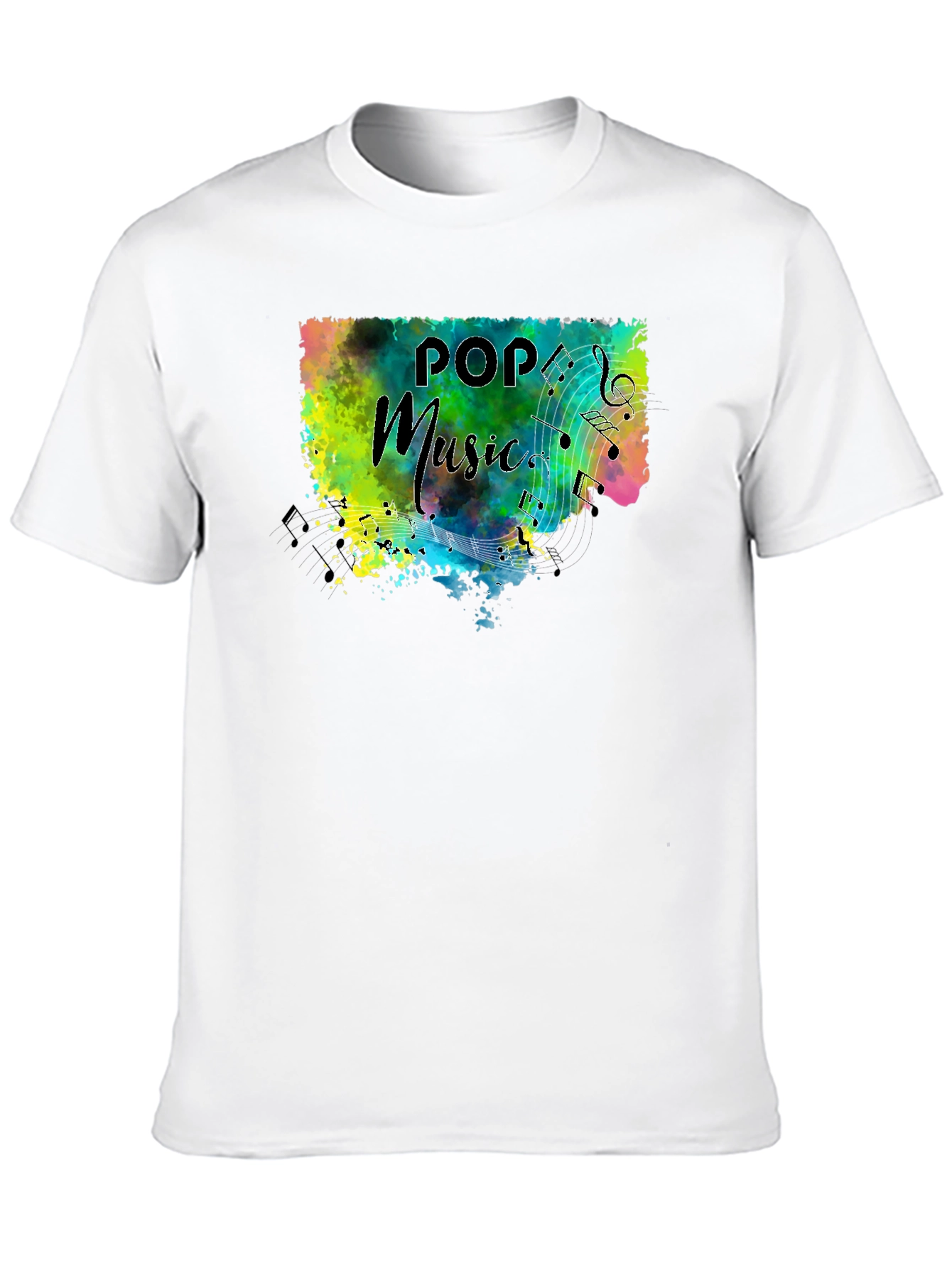 Pop Music Splash Graphic T-Shirt