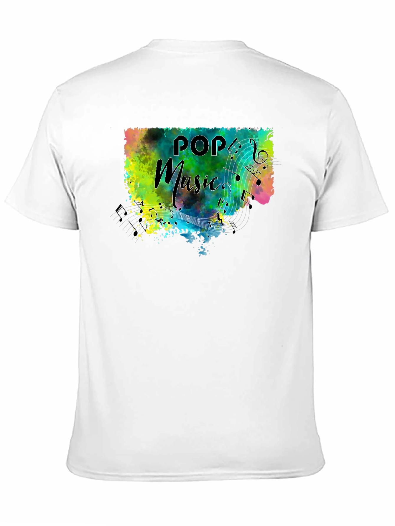 Pop Music Splash Graphic T-Shirt