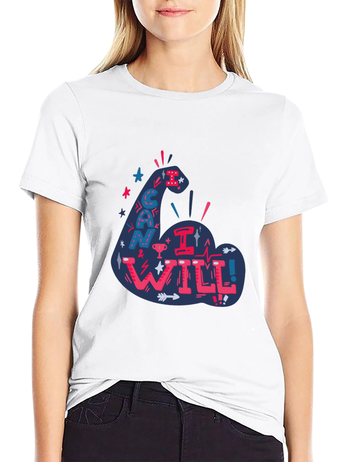 I Can I Will T-Shirt - Motivational Graphic Tee