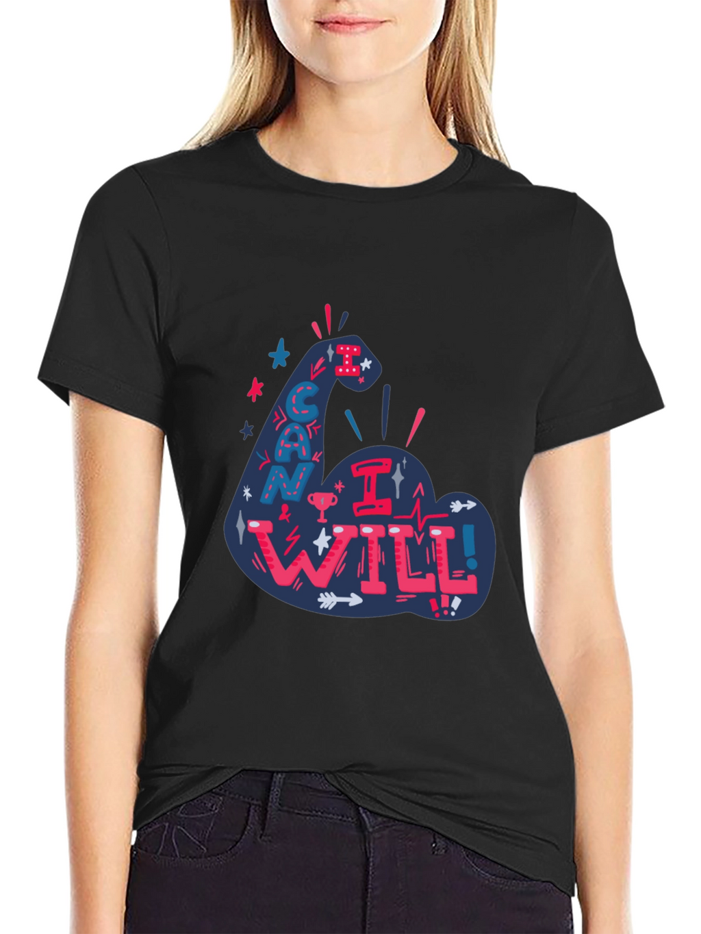 I Can I Will T-Shirt - Motivational Graphic Tee