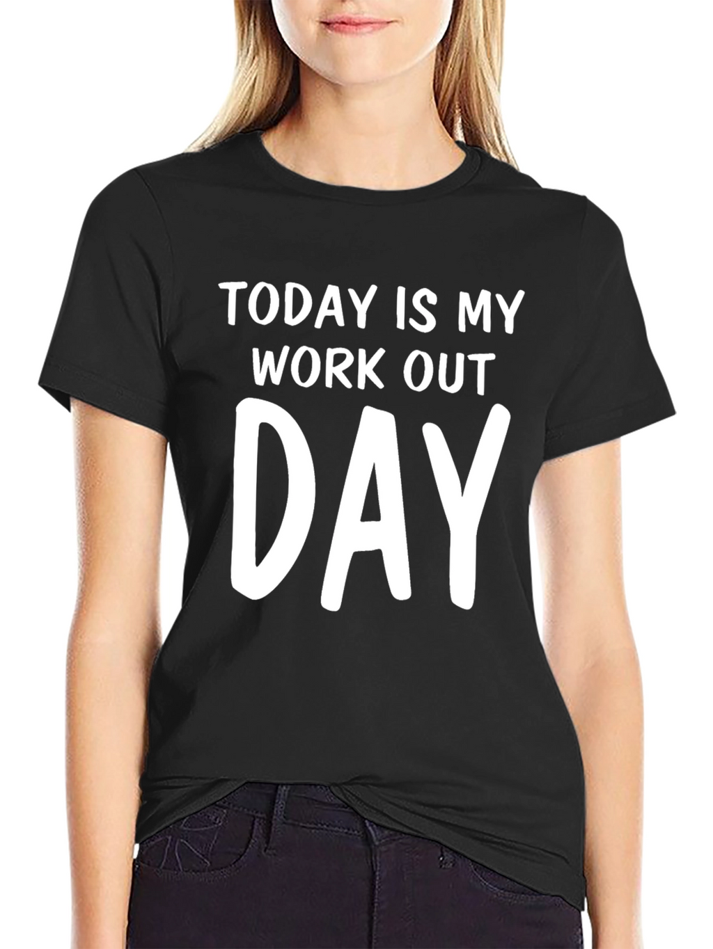 Workout Day Tee: Motivational Fitness T-Shirt