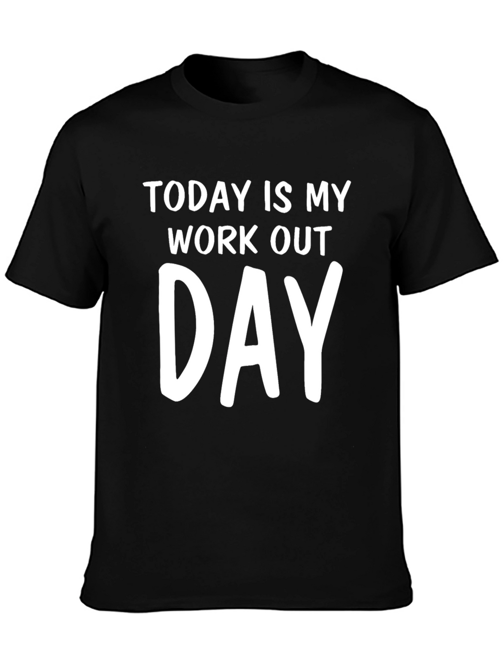 Workout Day Tee: Motivational Fitness T-Shirt