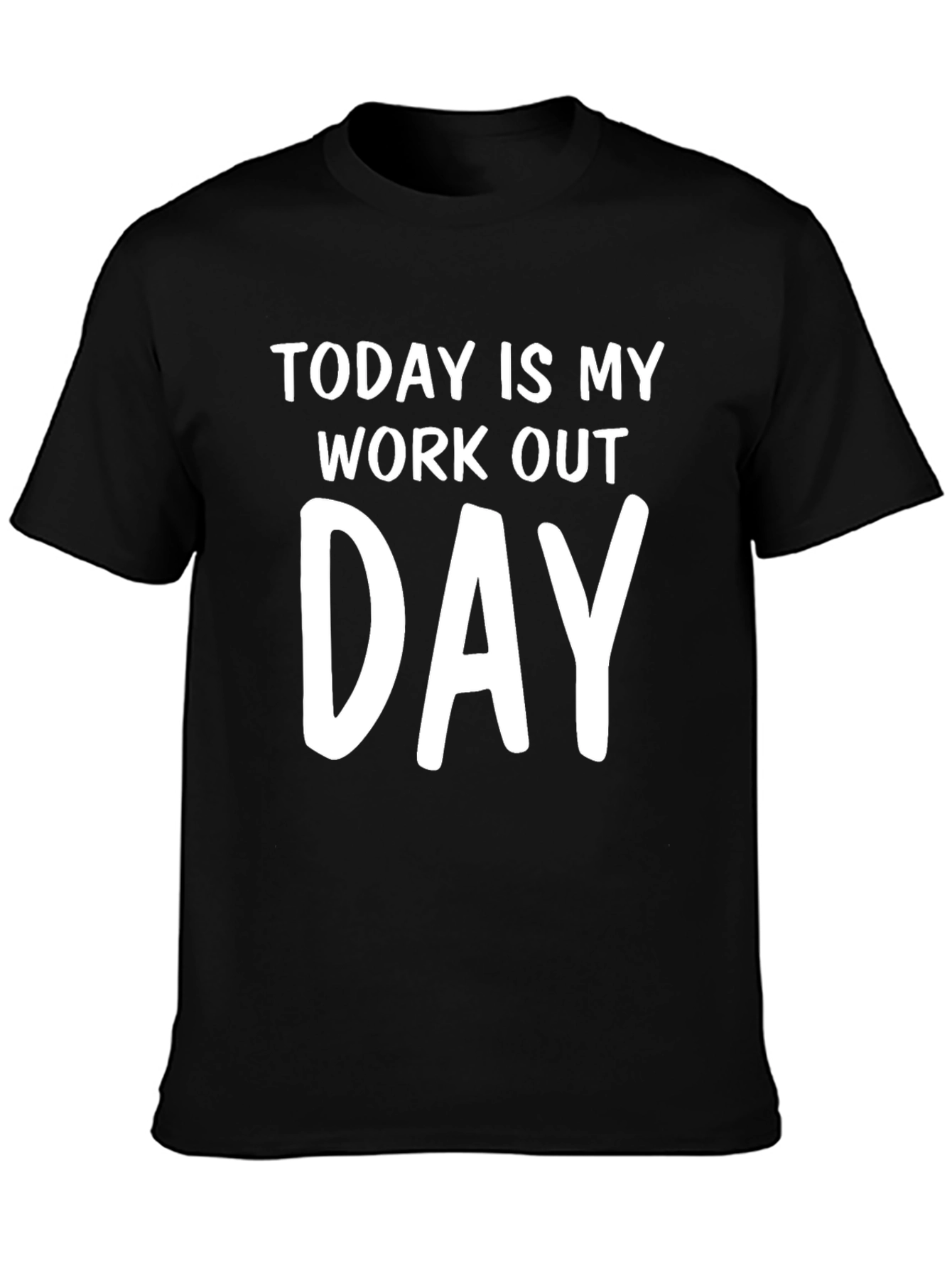 Workout Day Tee: Motivational Fitness T-Shirt