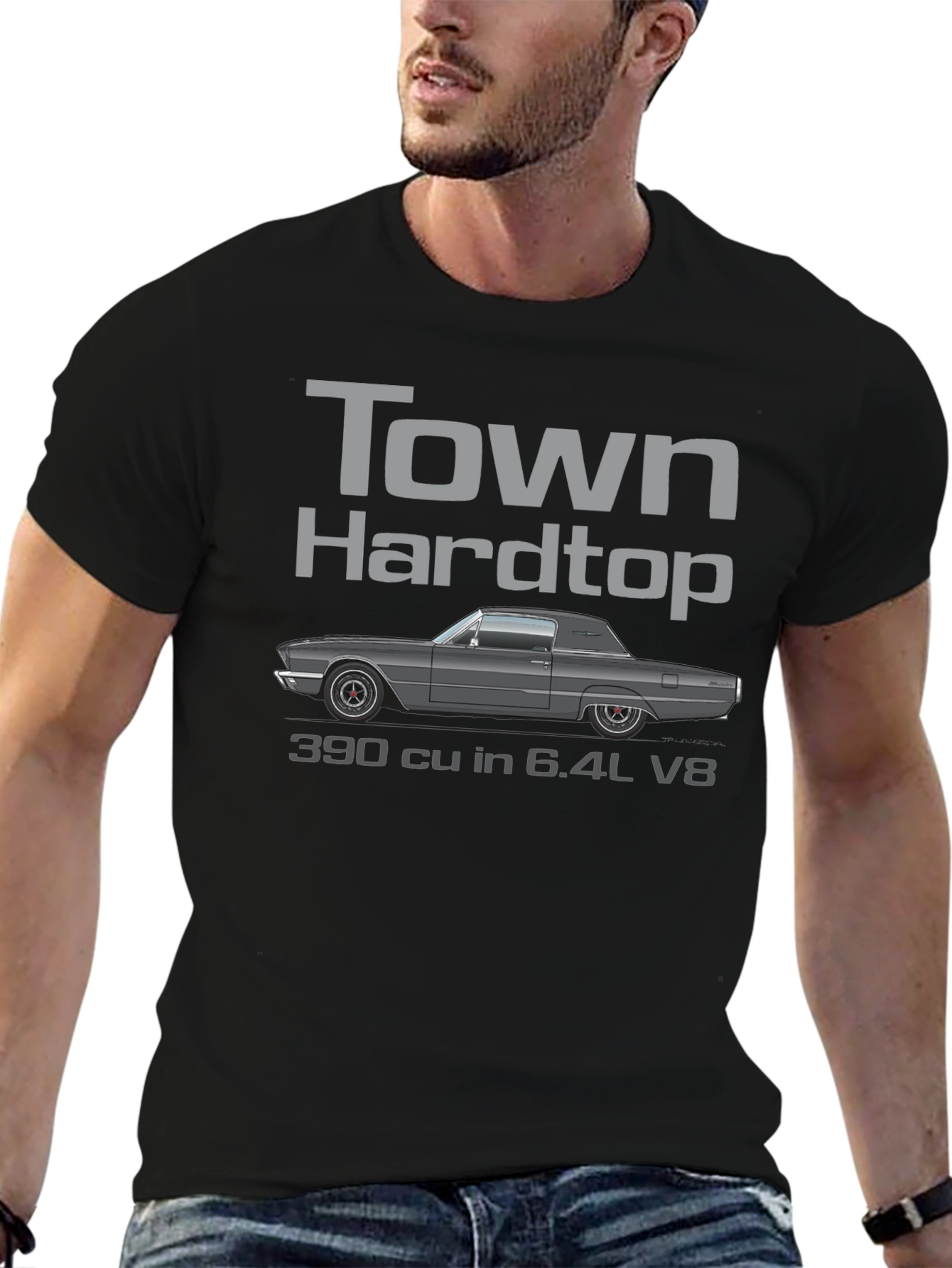 Town Hardtop V8 Car T-Shirt