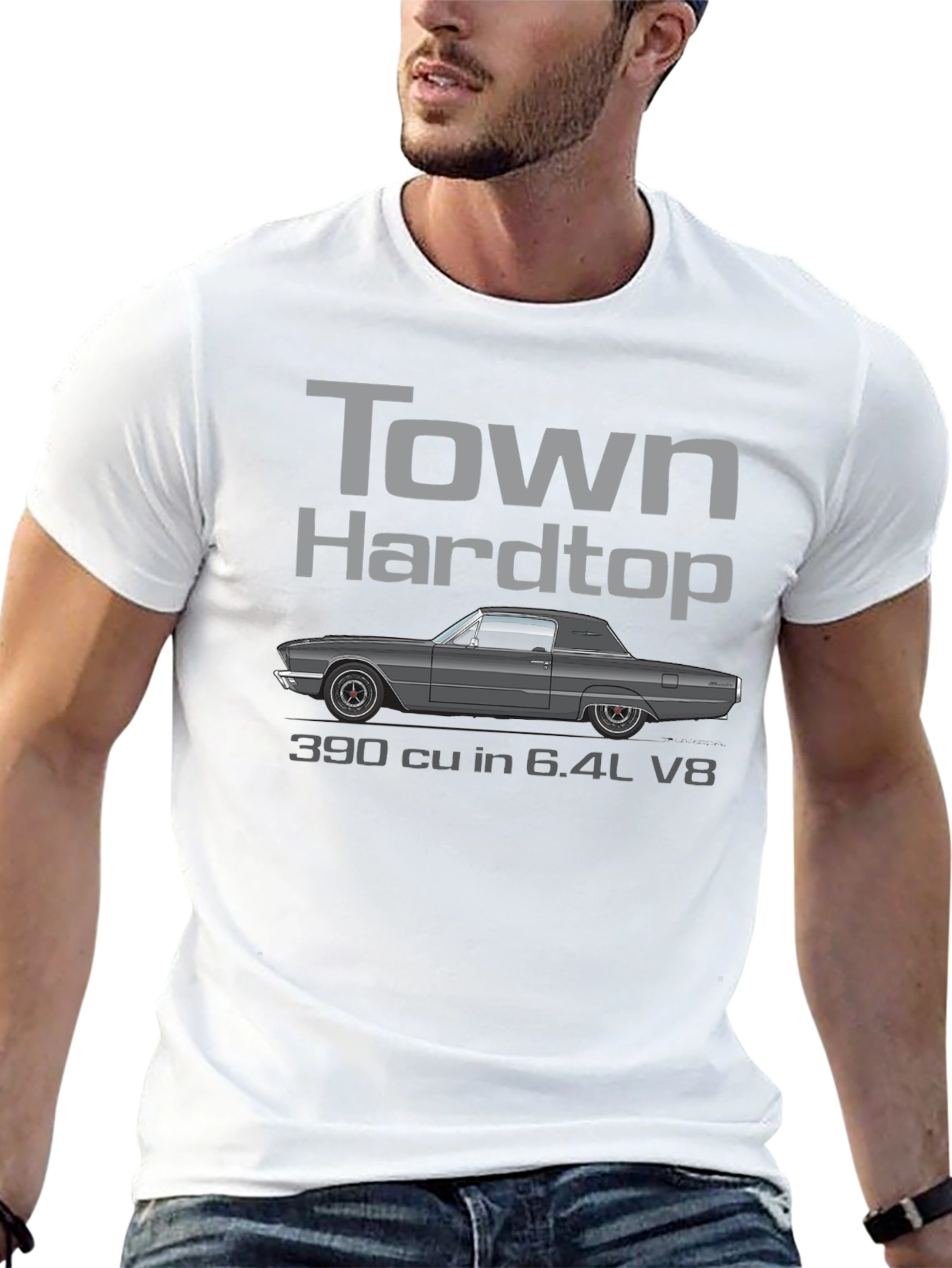 Town Hardtop V8 Car T-Shirt