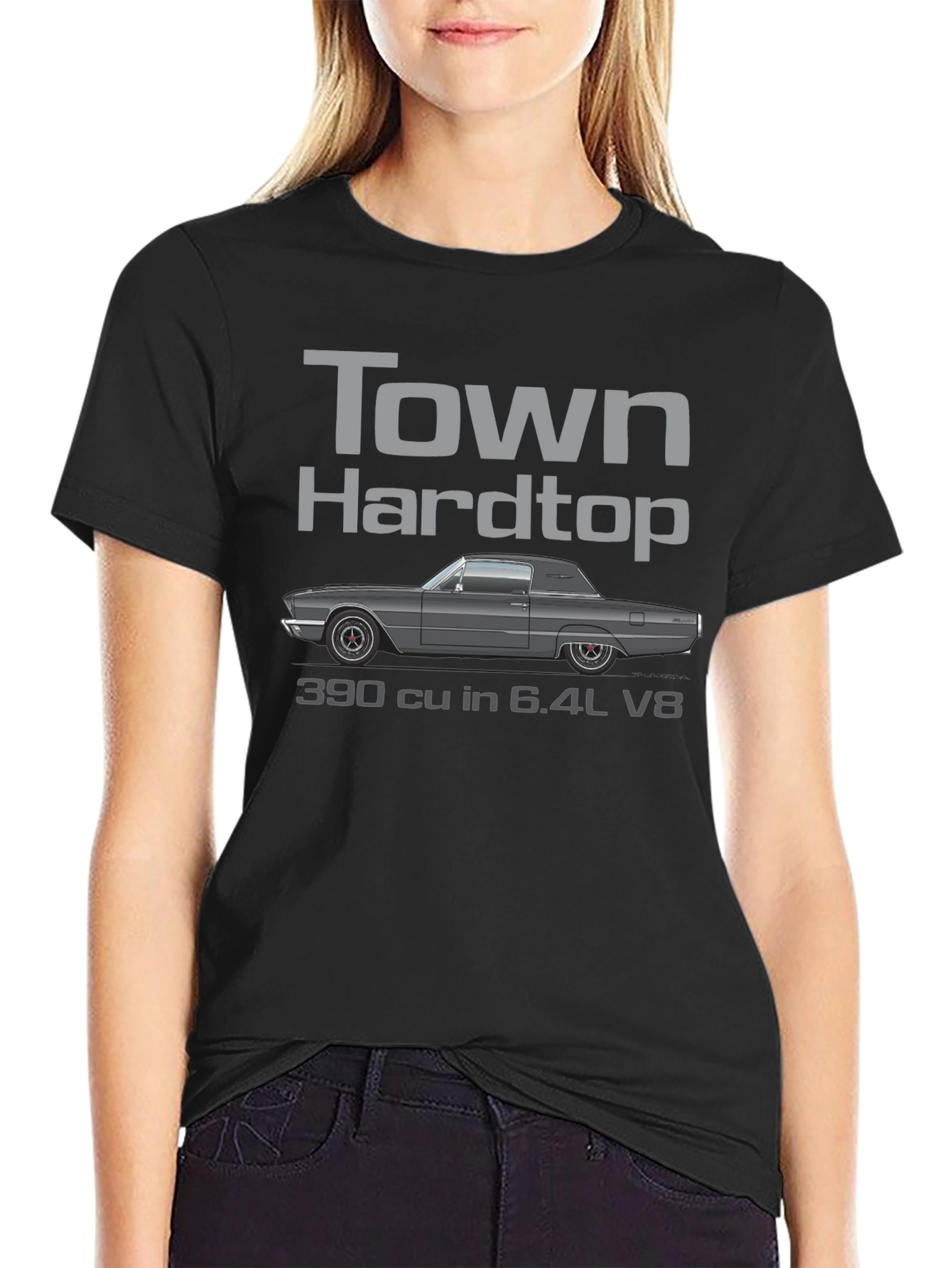 Town Hardtop V8 Car T-Shirt