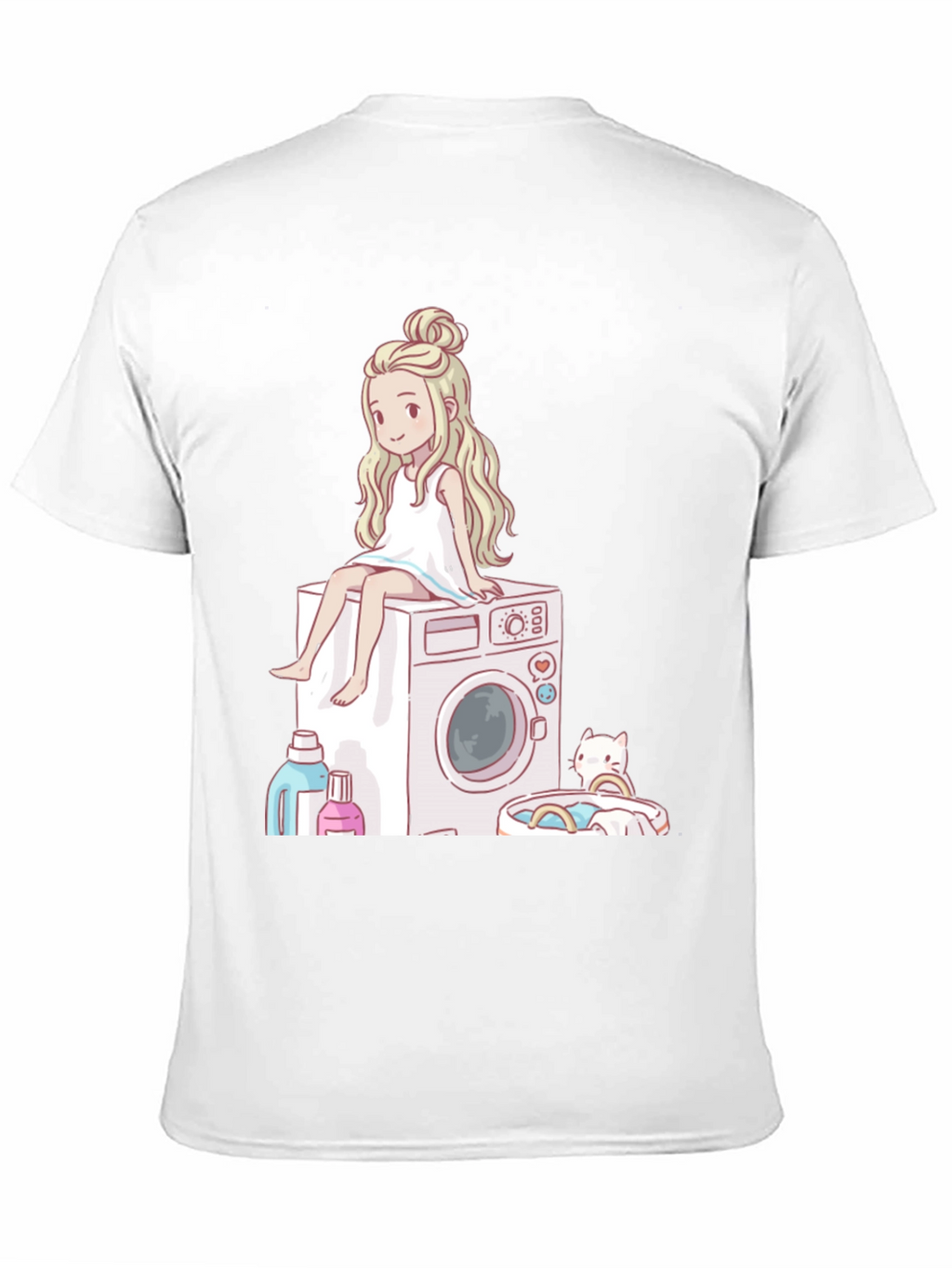 Laundry Day Cartoon Graphic Tee