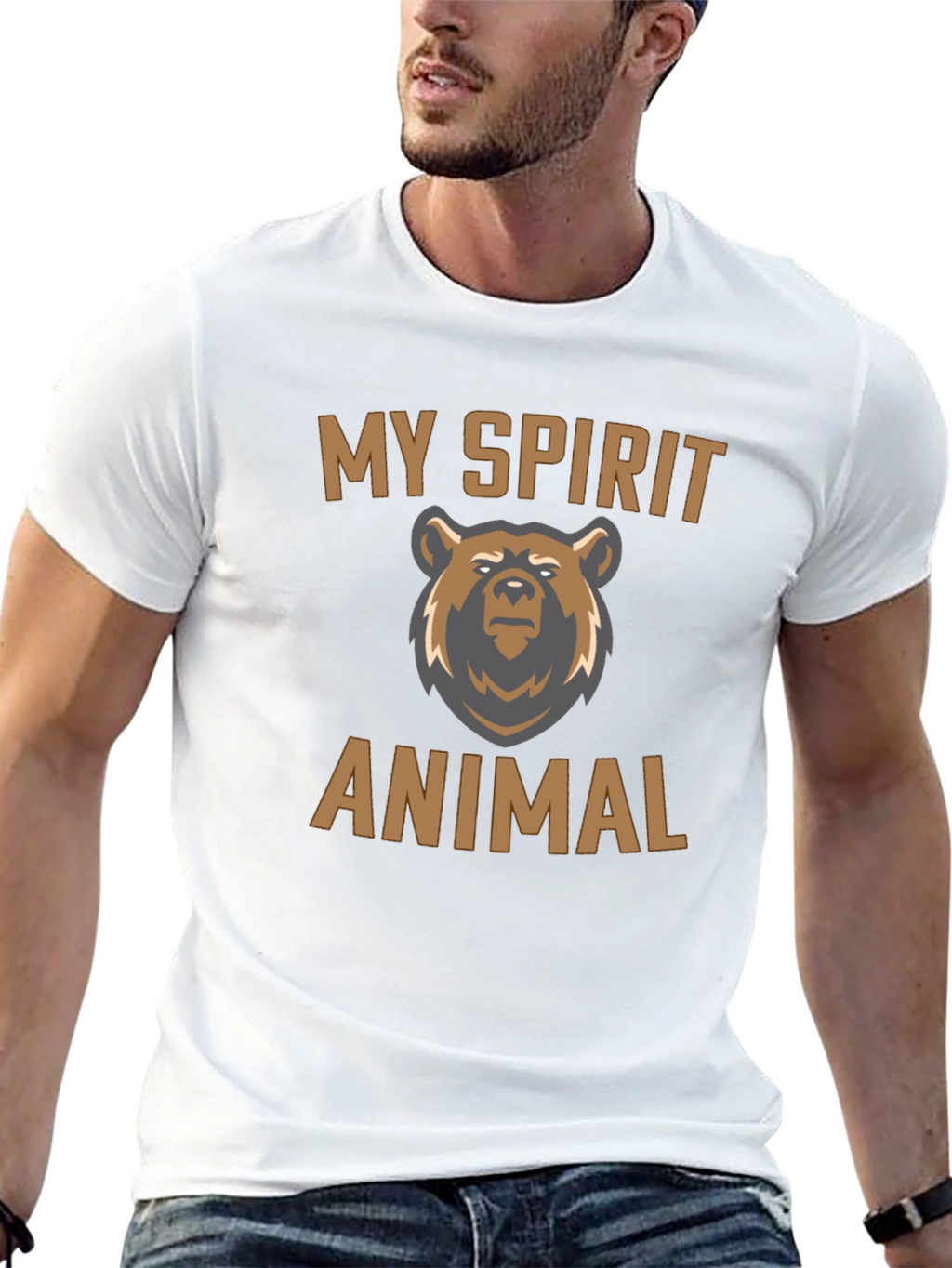 My Spirit Animal Bear T-Shirt - Graphic Tee
