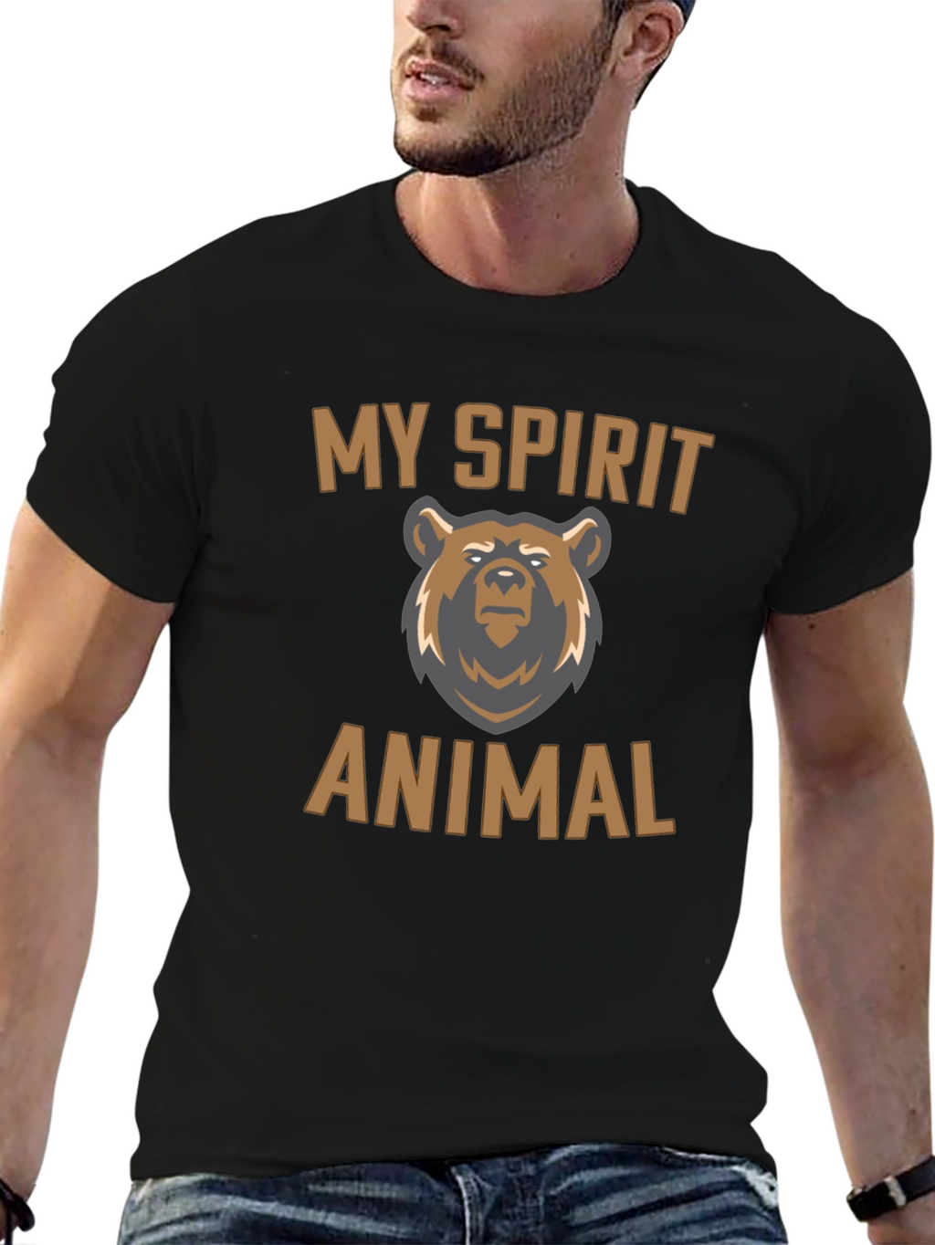 My Spirit Animal Bear T-Shirt - Graphic Tee