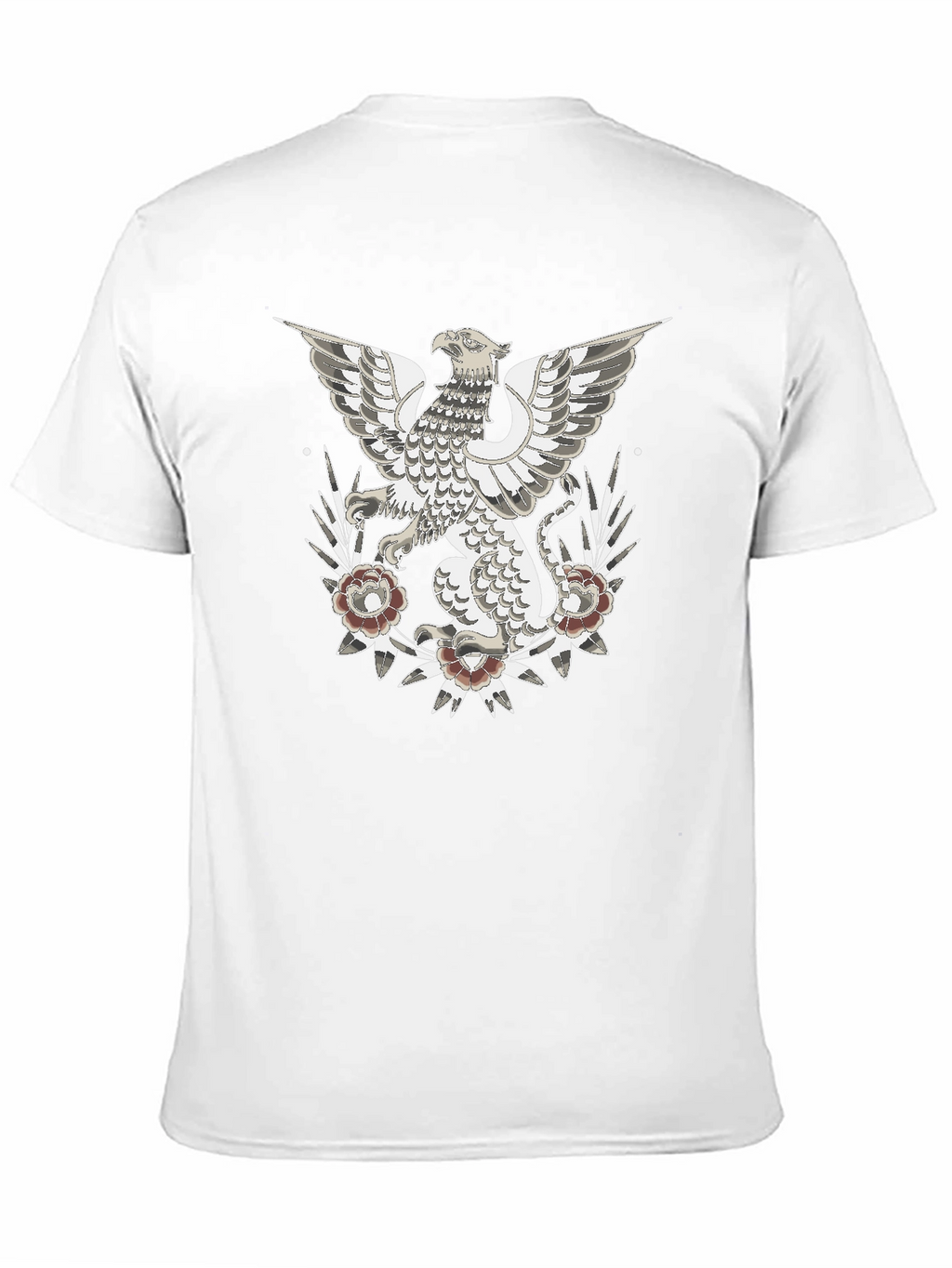 Griffin Graphic Print T-Shirt - Black