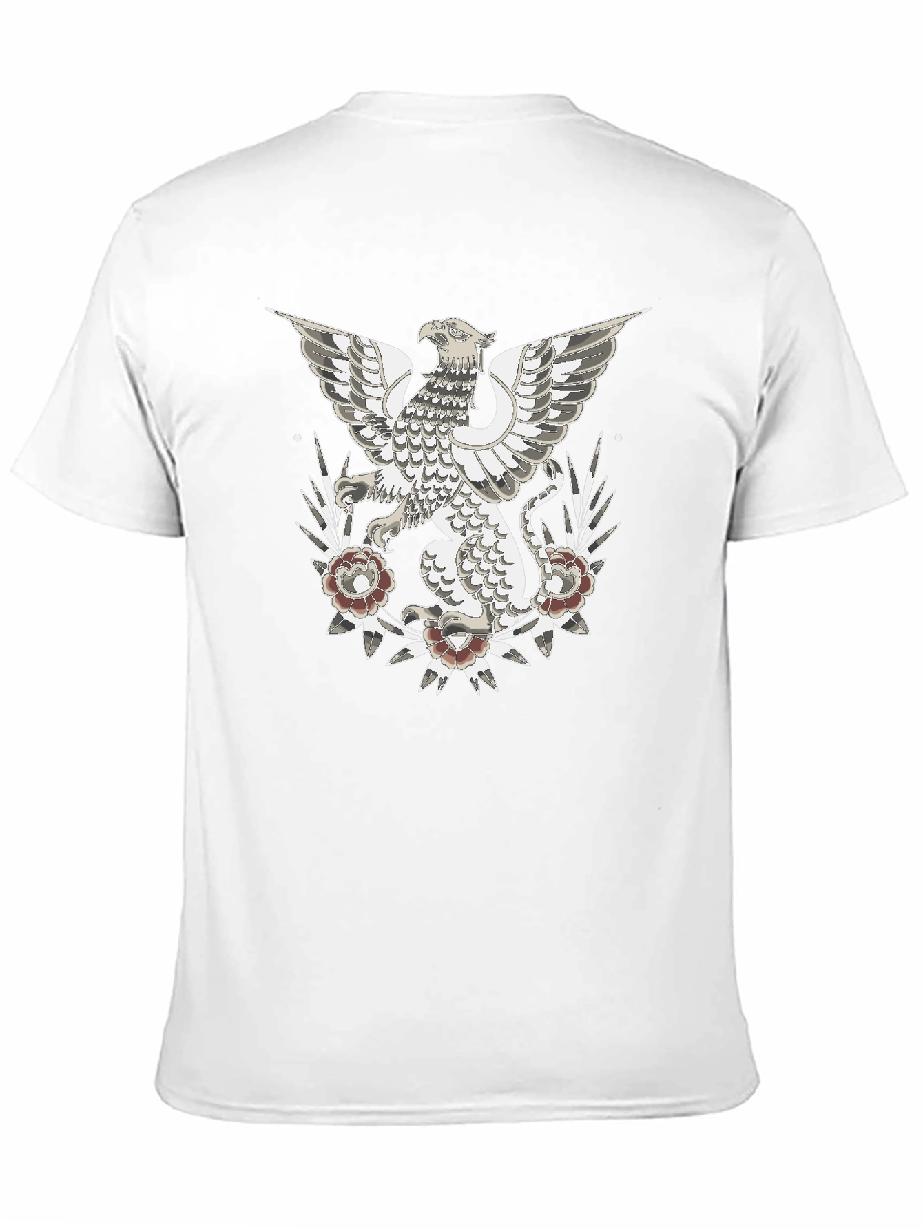 Griffin Graphic Print T-Shirt - Black