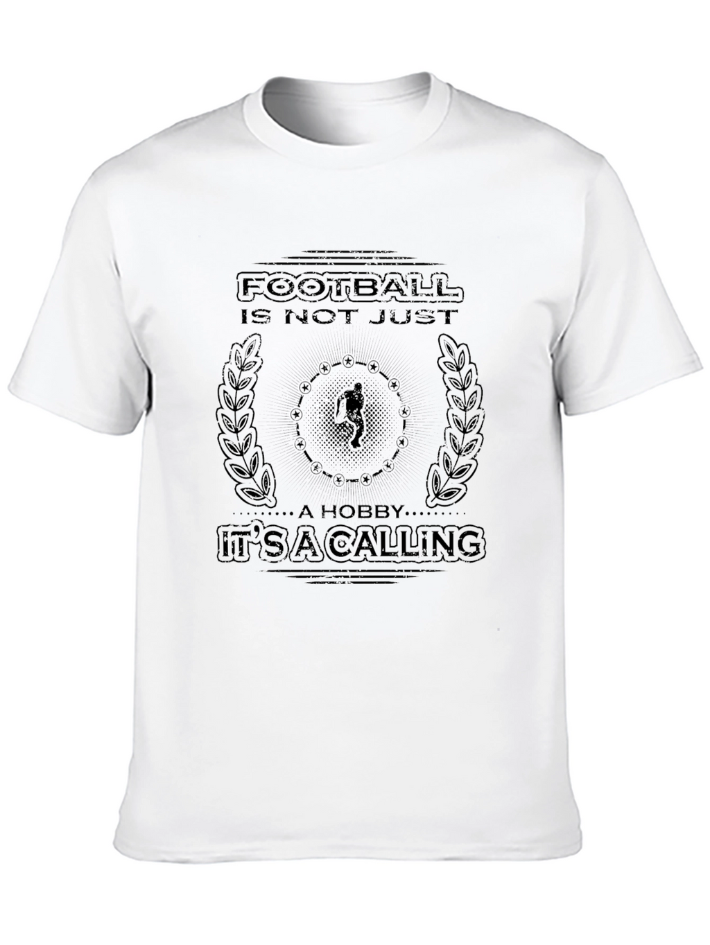 Football is Not Just a Hobby Mens Black T-shirt