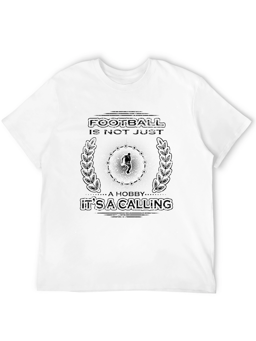 Football is Not Just a Hobby Mens Black T-shirt