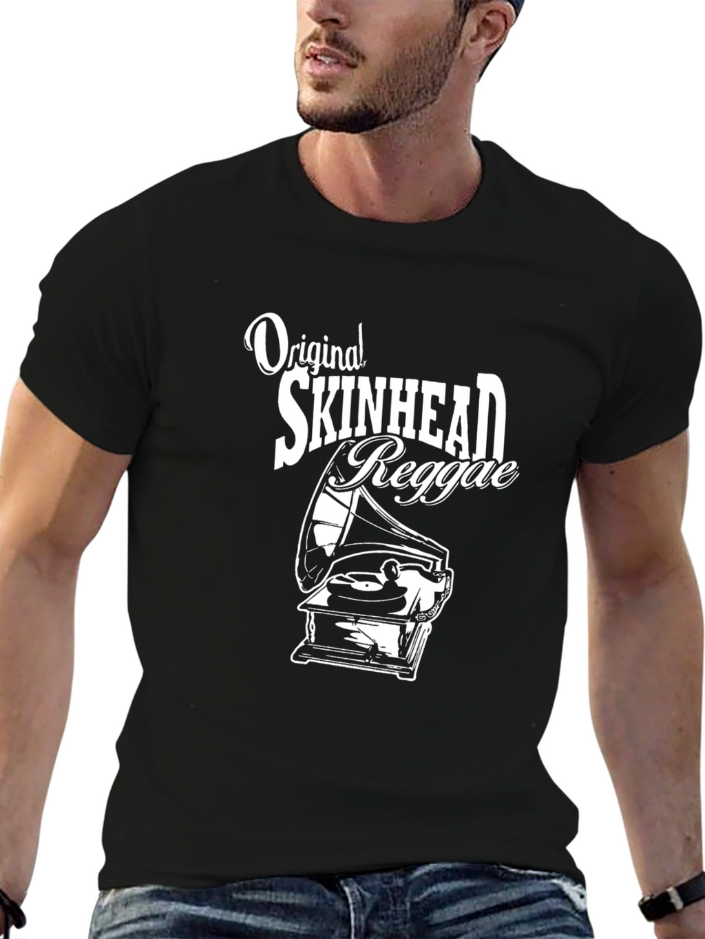 Original Skinhead Reggae Black T-Shirt