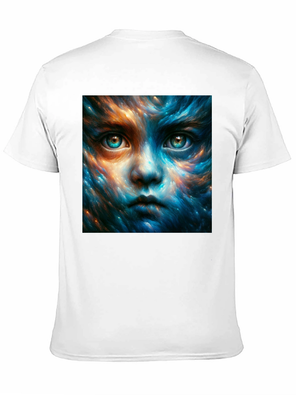 Mystic Face Graphic Black T-Shirt