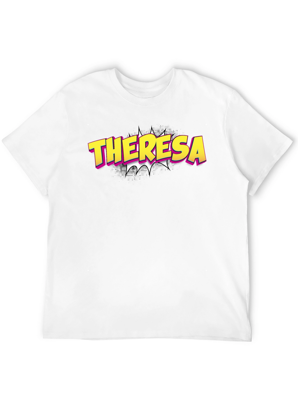 Theresa Personalized Comic Book Style T-Shirt