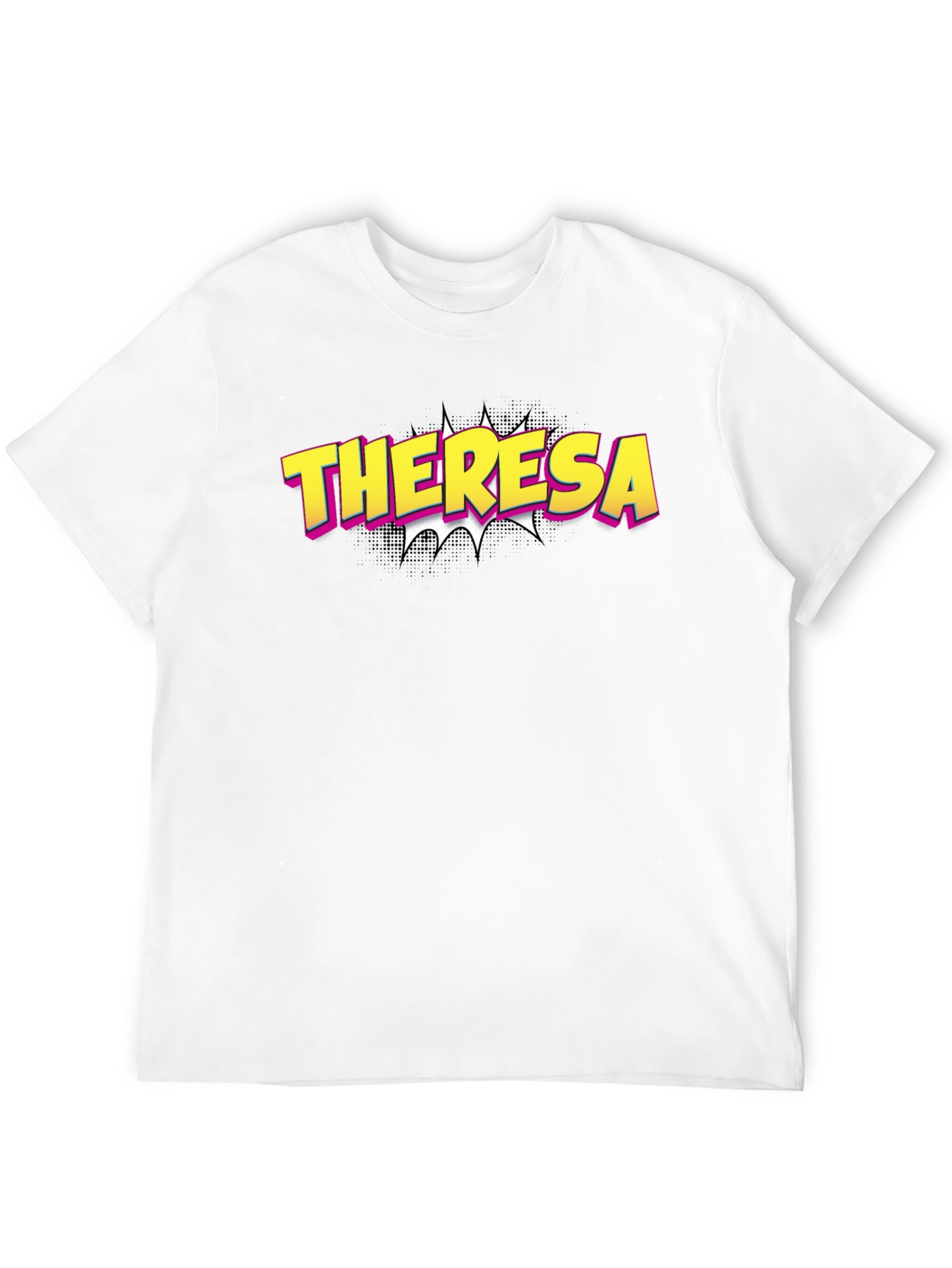 Theresa Personalized Comic Book Style T-Shirt