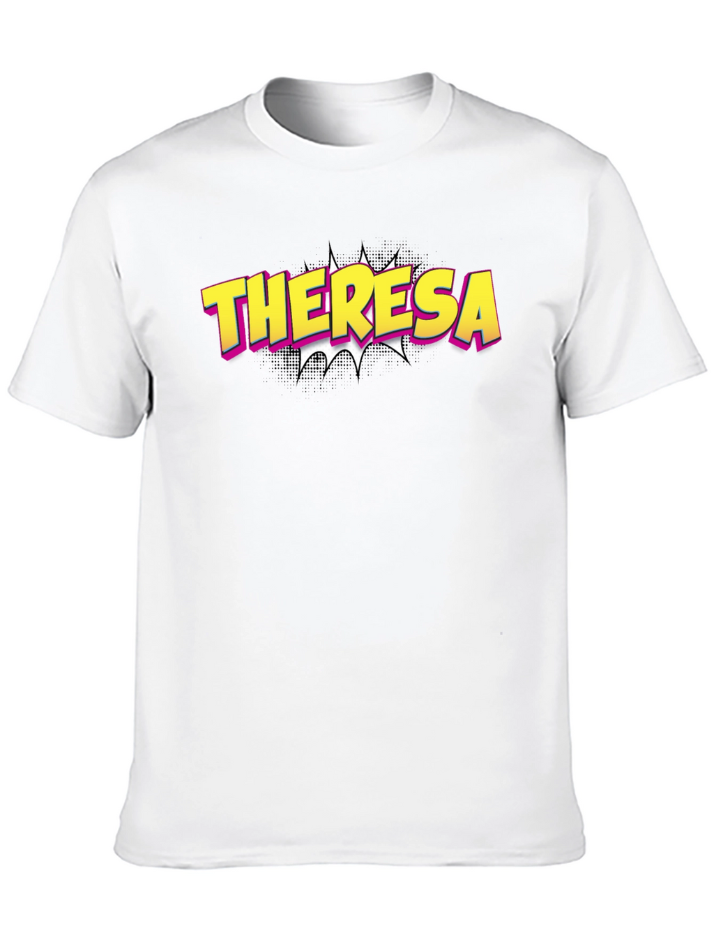 Theresa Personalized Comic Book Style T-Shirt