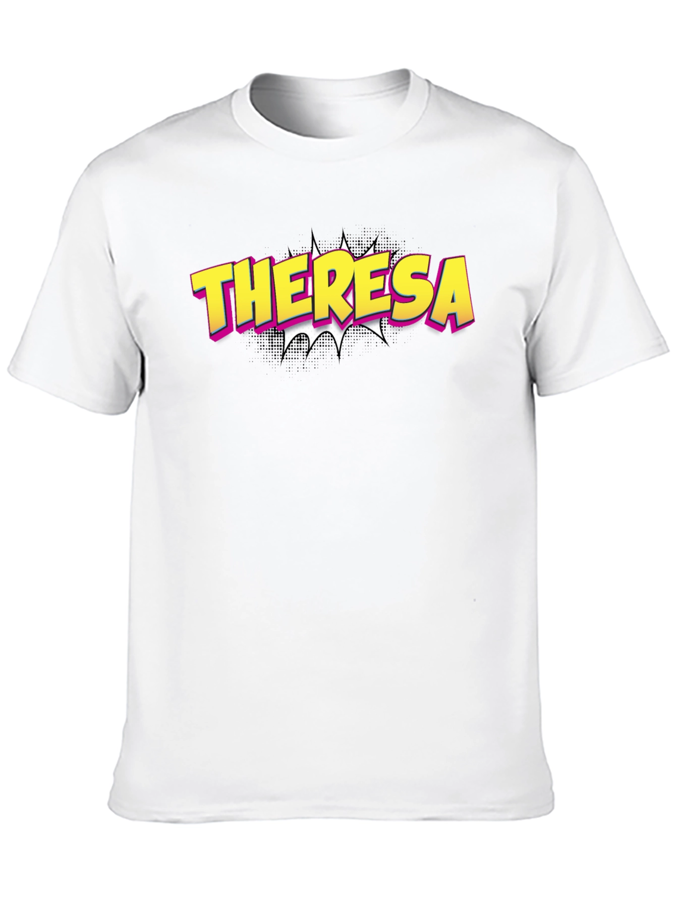 Theresa Personalized Comic Book Style T-Shirt