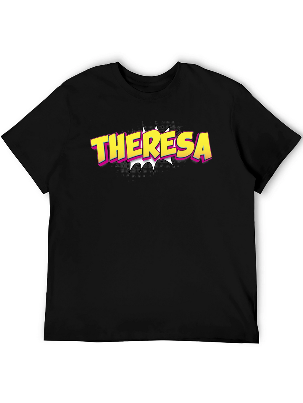 Theresa Personalized Comic Book Style T-Shirt