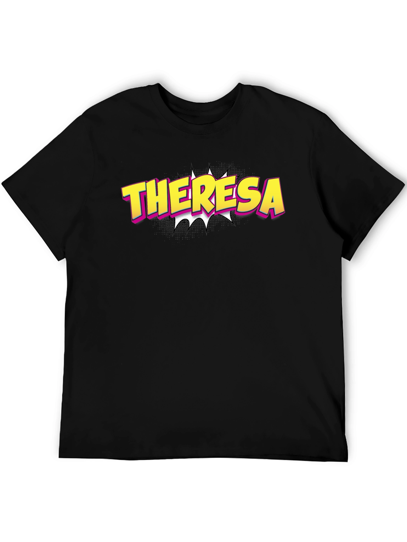Theresa Personalized Comic Book Style T-Shirt