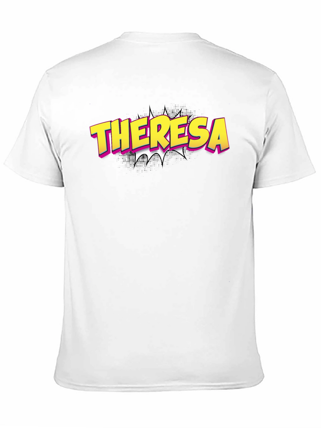 Theresa Personalized Comic Book Style T-Shirt