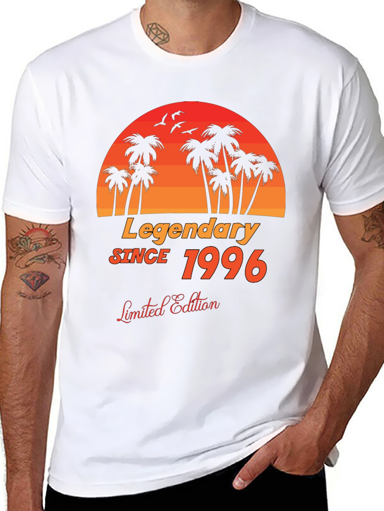Legendary Since 1996 Sunset Graphic Tee