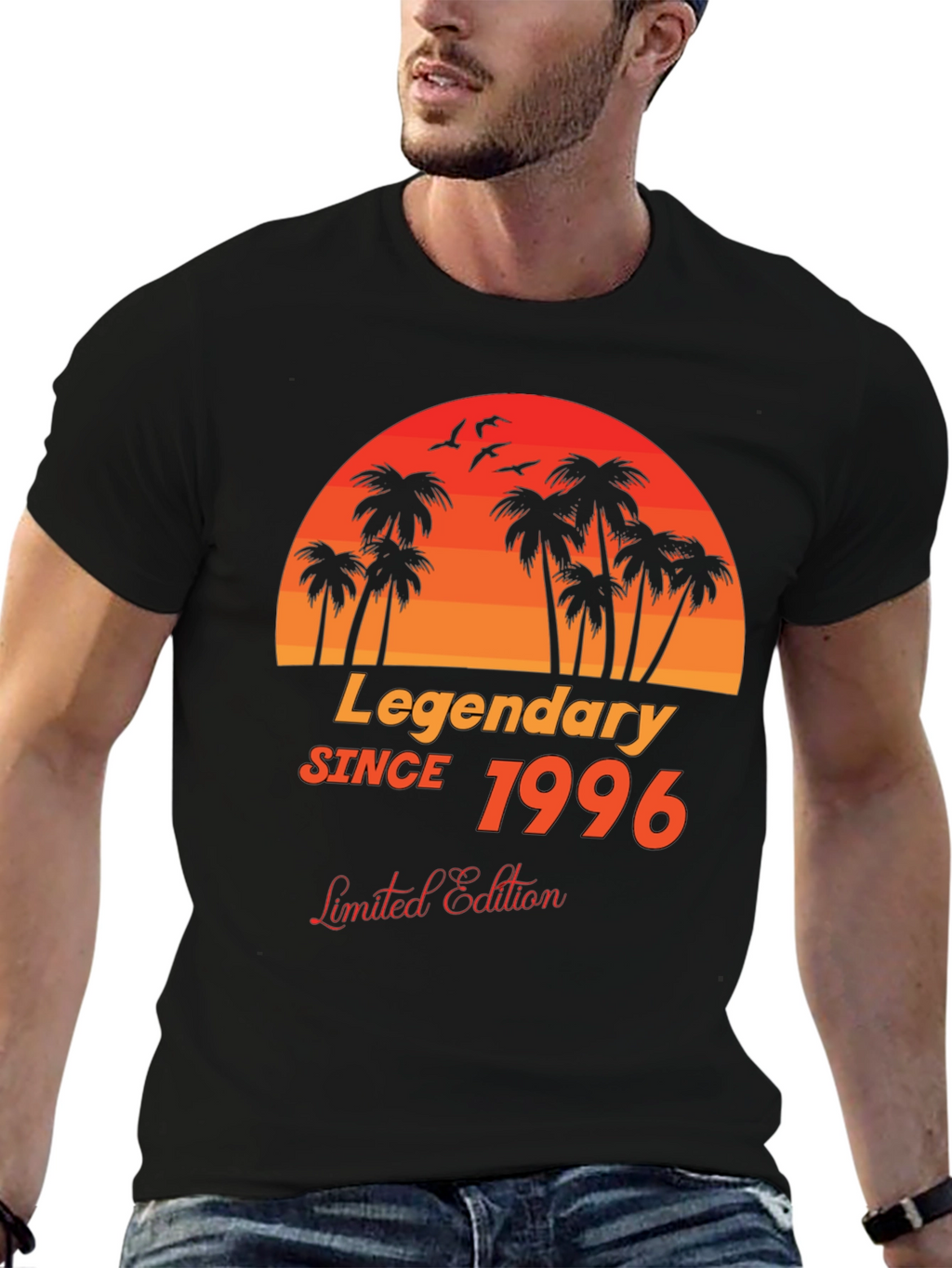 Legendary Since 1996 Sunset Graphic Tee
