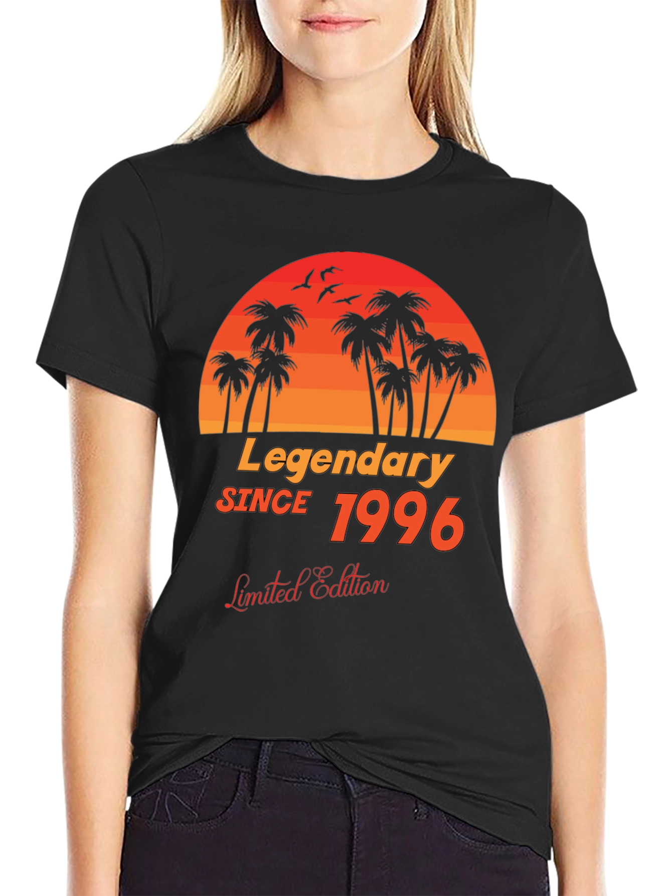 Legendary Since 1996 Sunset Graphic Tee