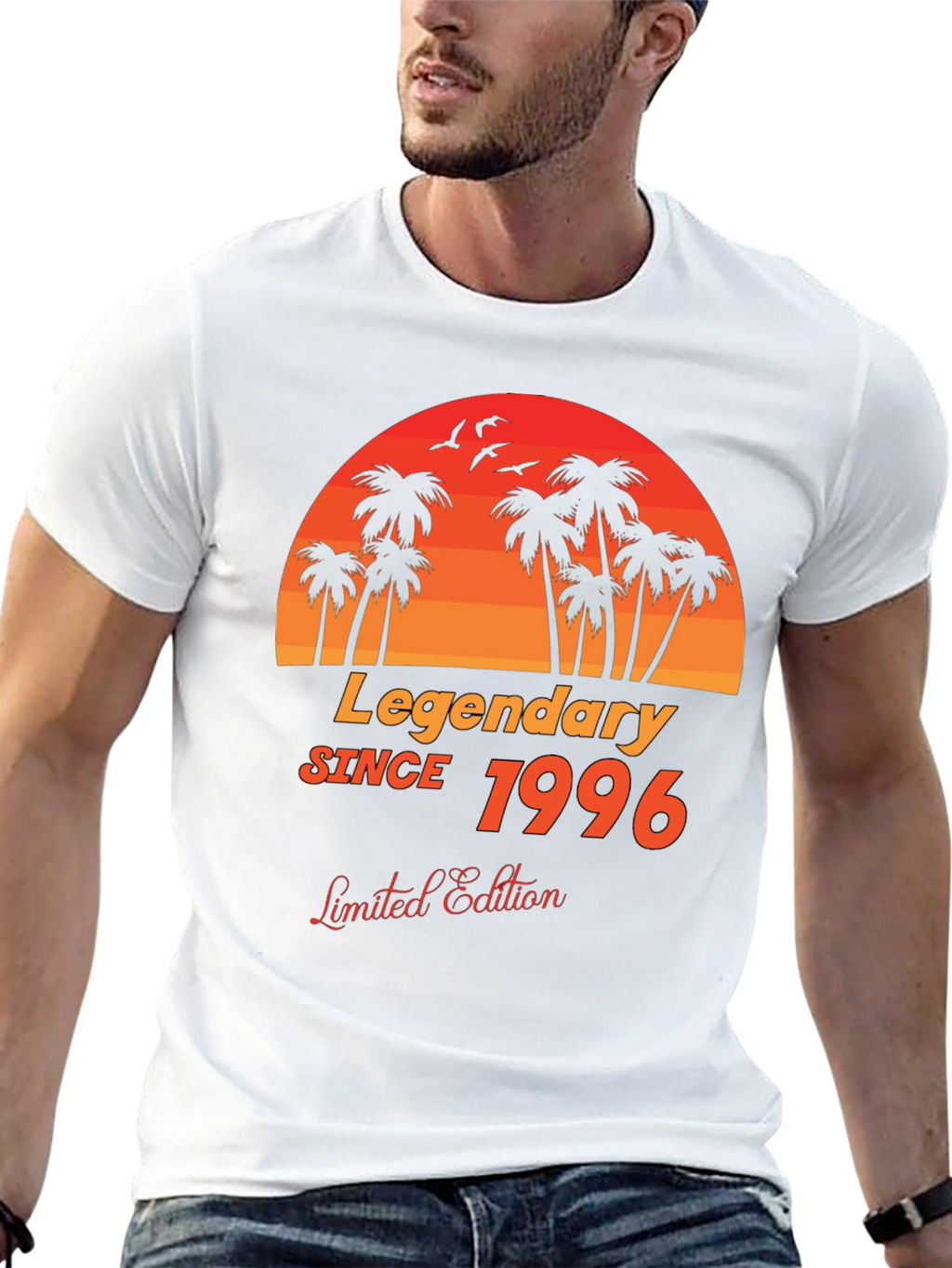 Legendary Since 1996 Sunset Graphic Tee