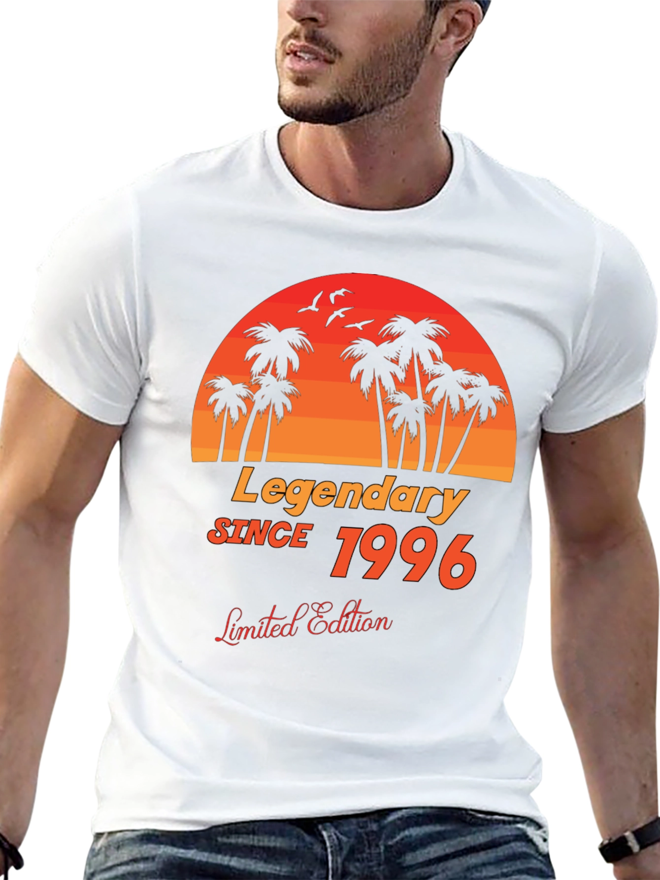 Legendary Since 1996 Sunset Graphic Tee