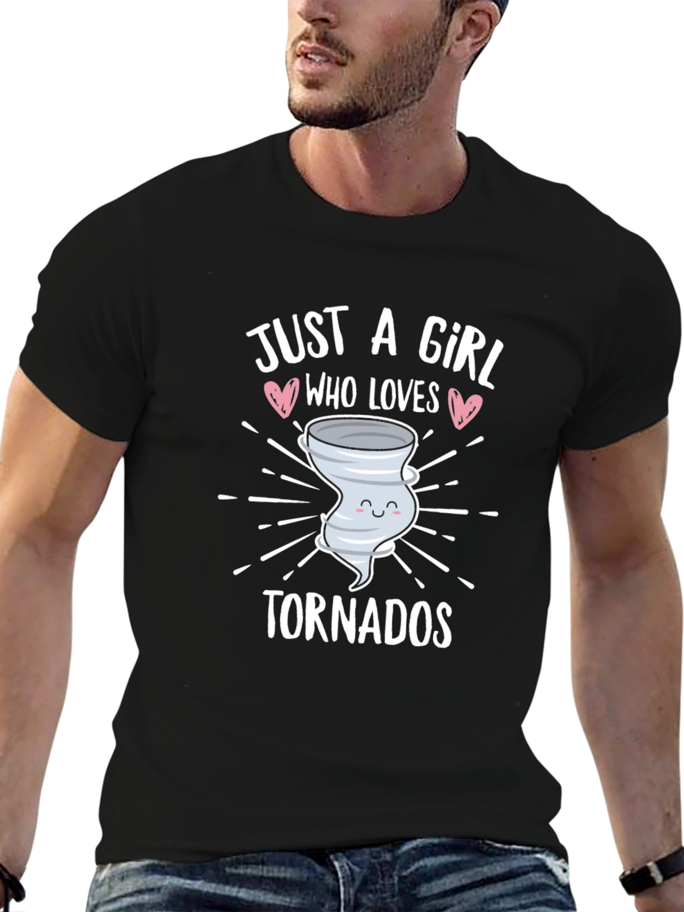 Girl Who Loves Tornadoes T-Shirt