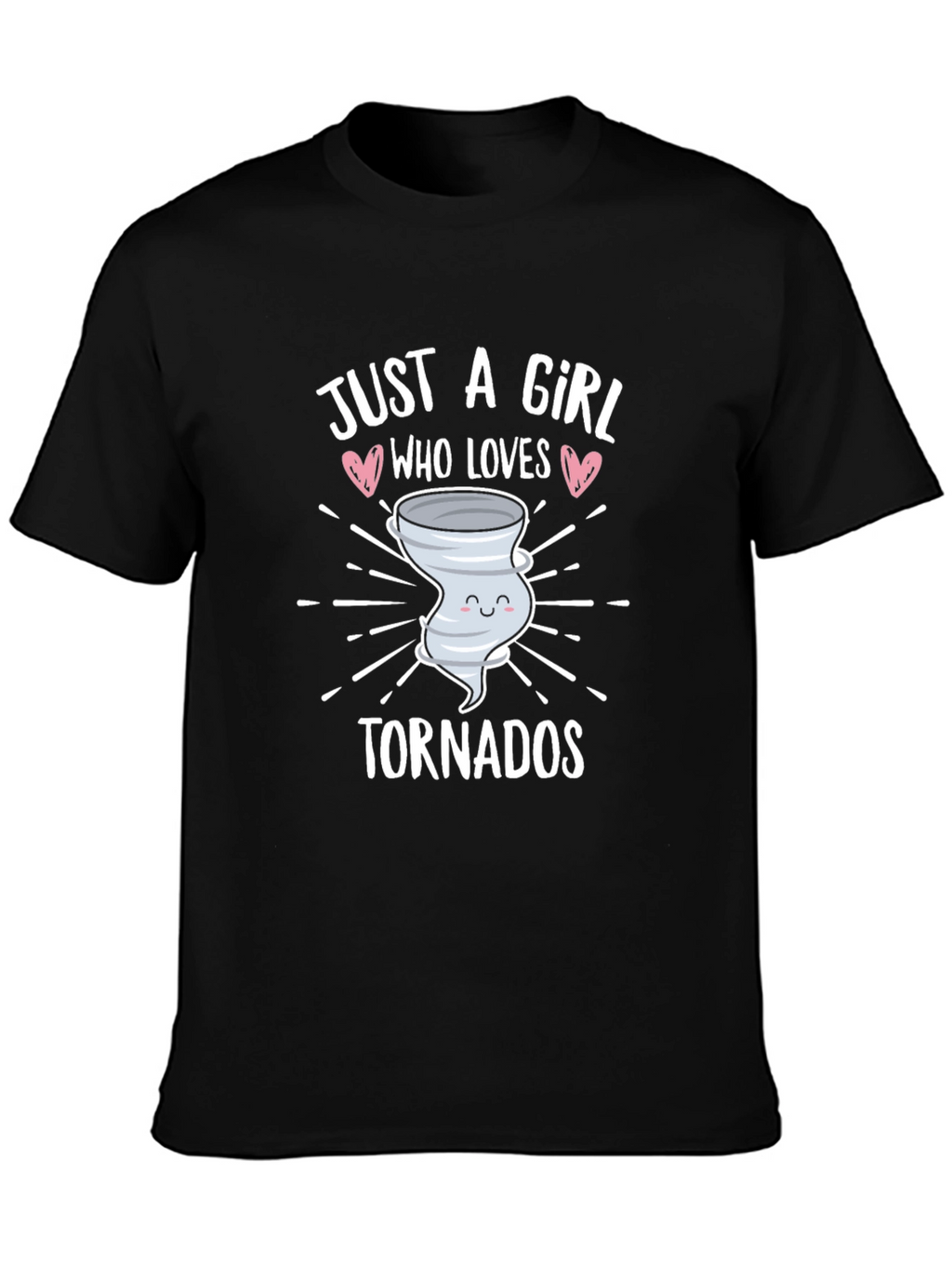 Girl Who Loves Tornadoes T-Shirt