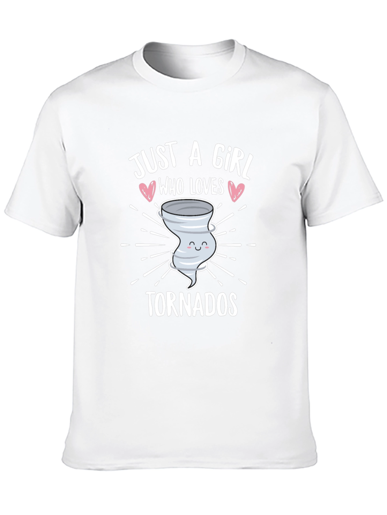 Girl Who Loves Tornadoes T-Shirt