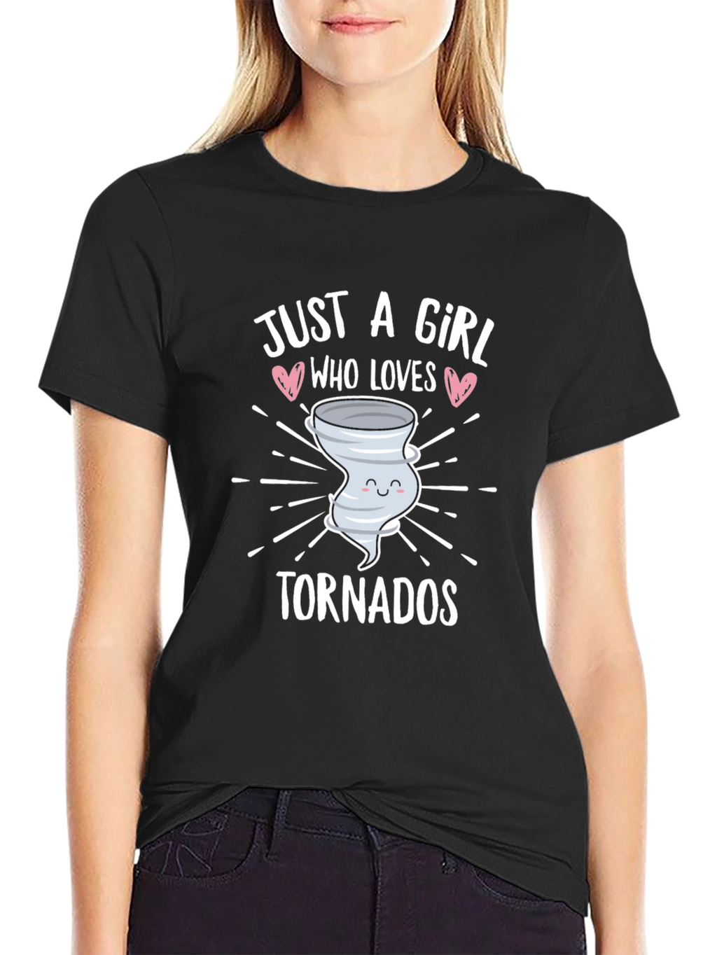 Girl Who Loves Tornadoes T-Shirt