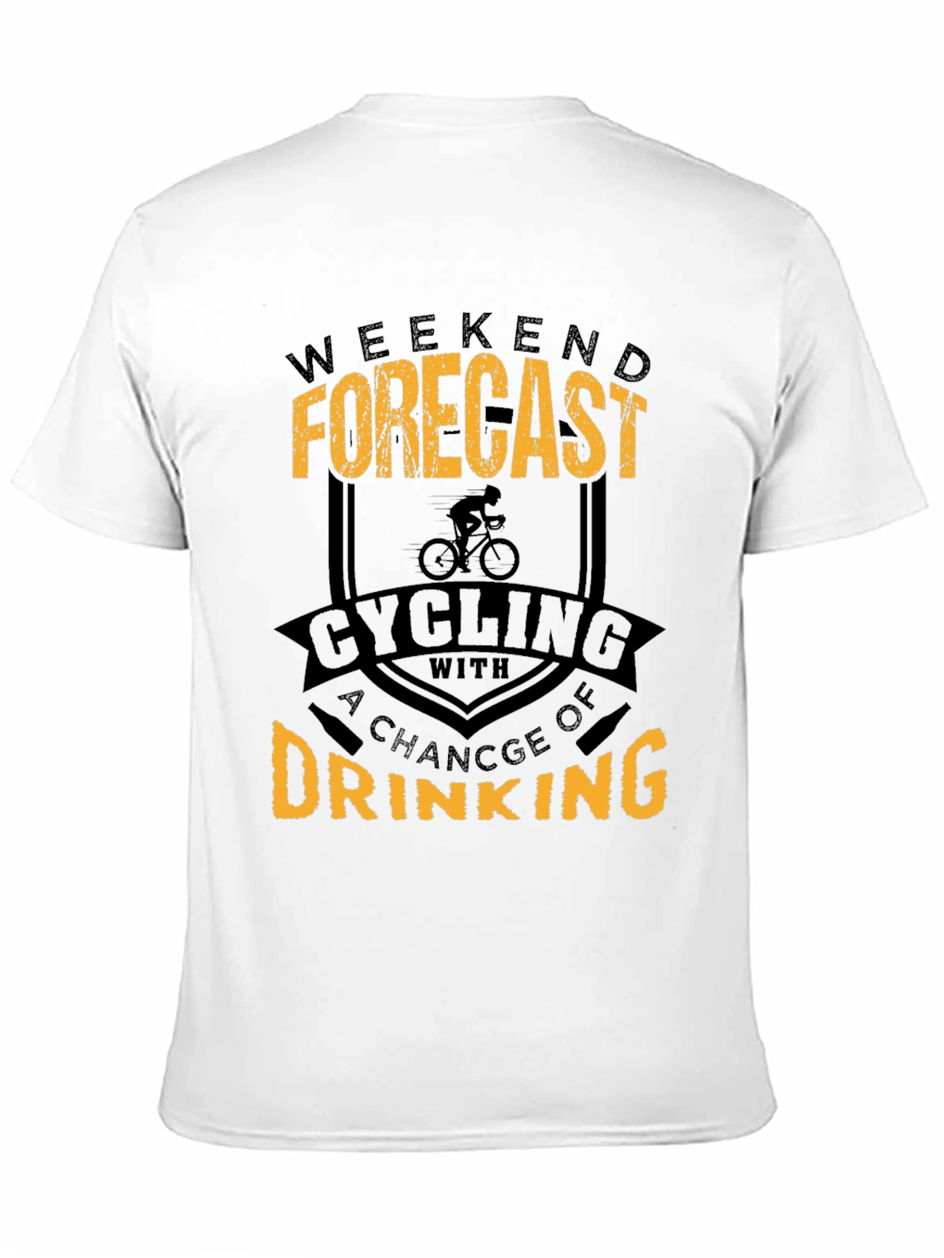 Weekend Forecast Cycling & Drinking T-Shirt