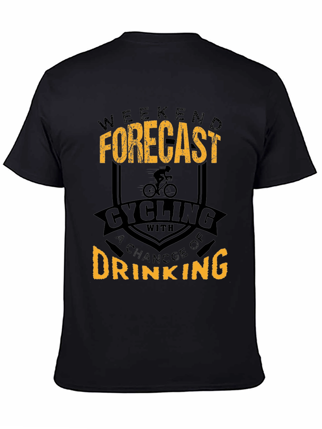 Weekend Forecast Cycling & Drinking T-Shirt