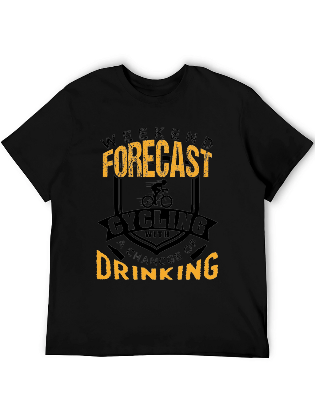 Weekend Forecast Cycling & Drinking T-Shirt