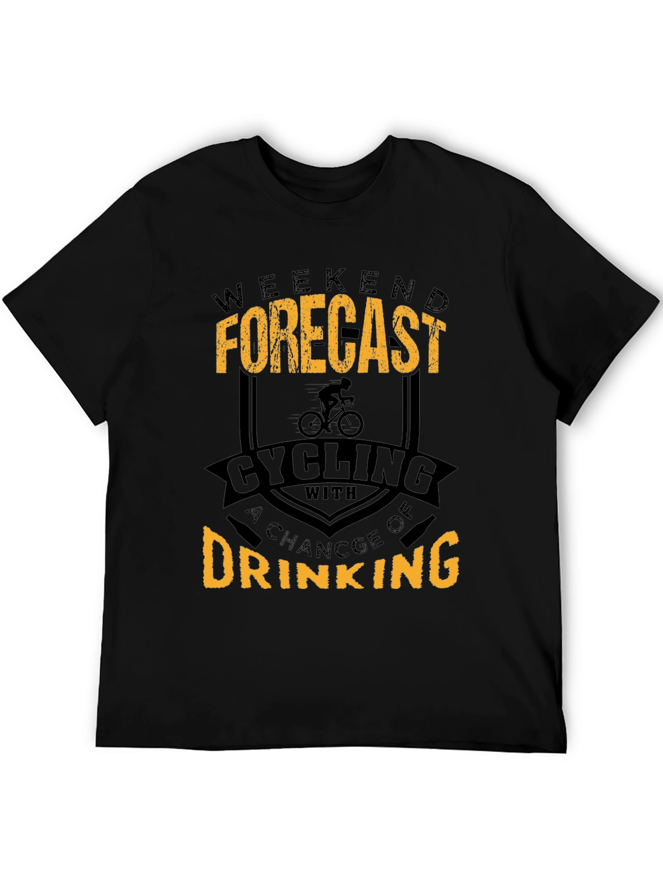Weekend Forecast Cycling & Drinking T-Shirt