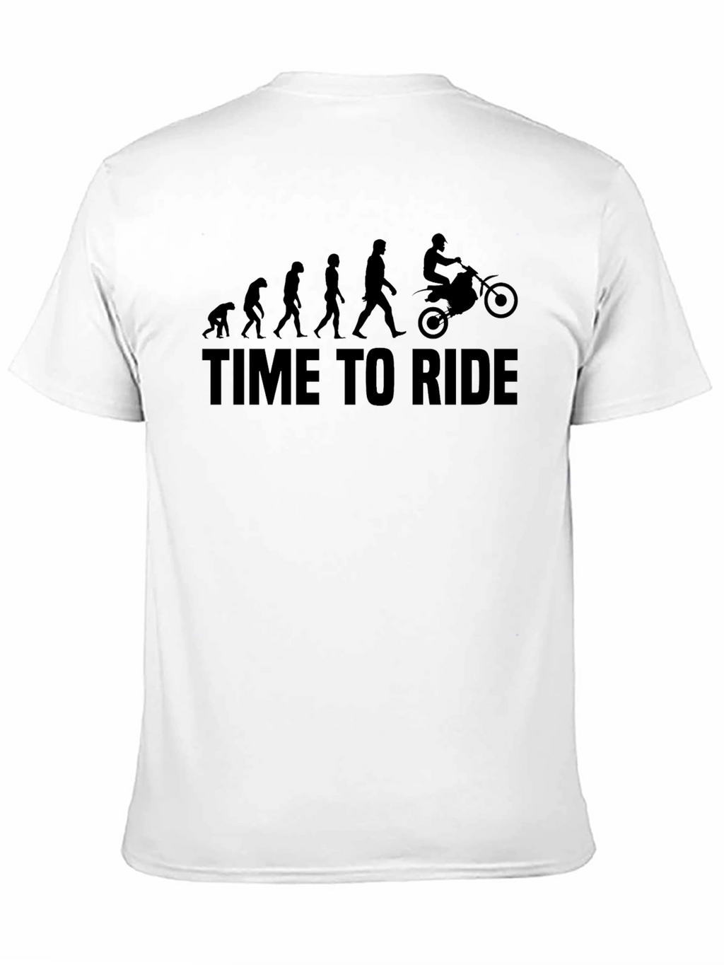 Time to Ride Evolution Graphic Tee - Black