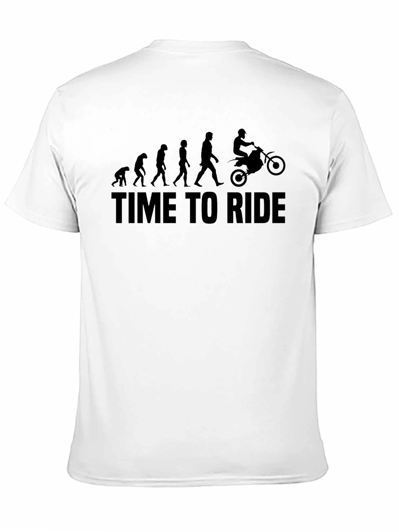 Time to Ride Evolution Graphic Tee - Black