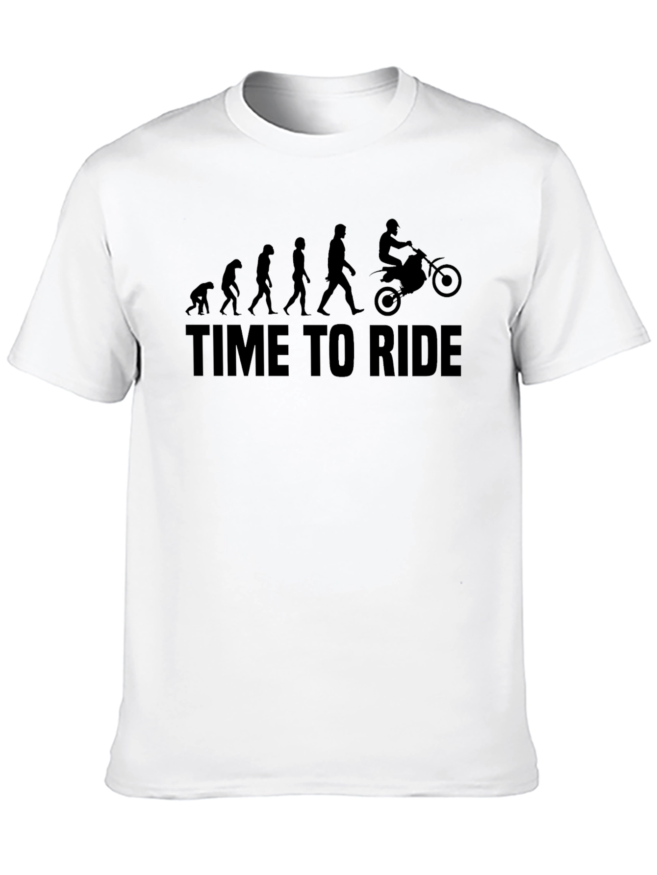 Time to Ride Evolution Graphic Tee - Black