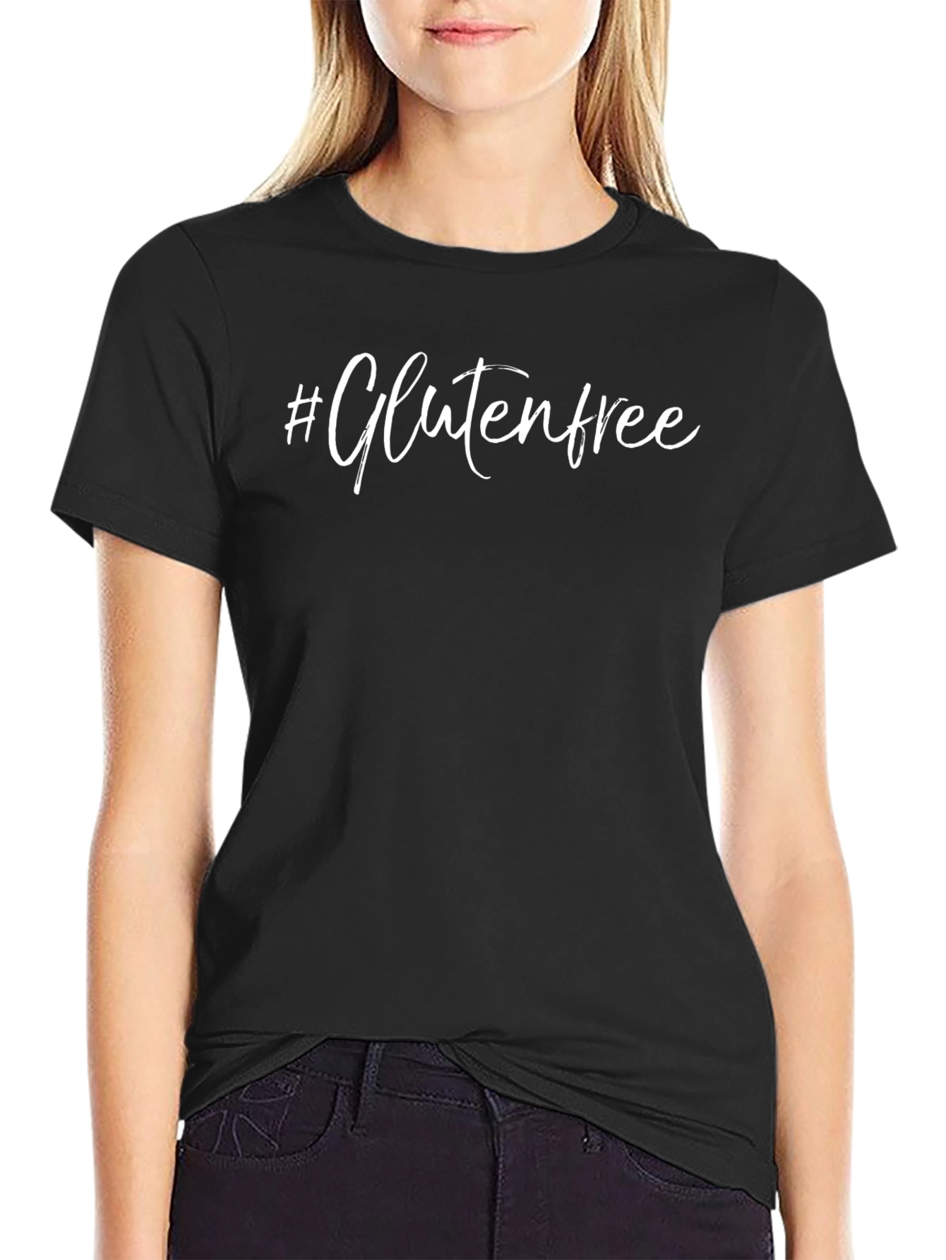 Gluten Free Graphic Tee - Stylish Black T-Shirt