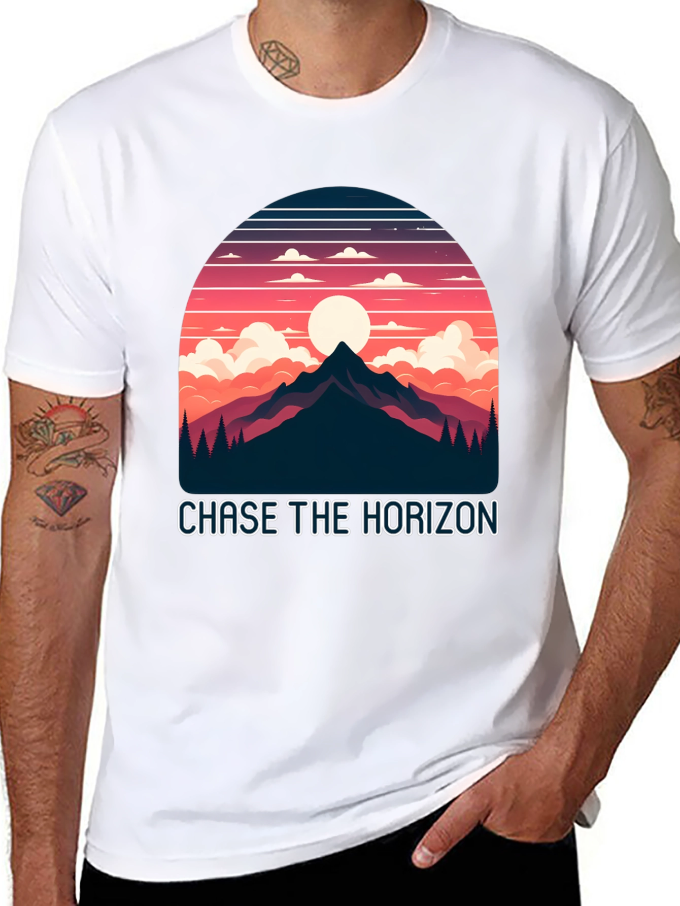 Chase the Horizon Graphic Tee - Adventure Shirt